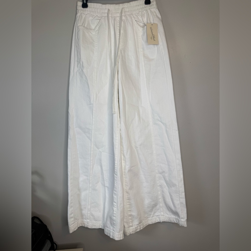 Universal Thread White Wide-Leg Chinos